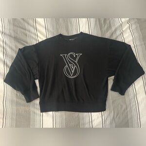 Victoria Secret Cropped Sweatshirt Size Medium